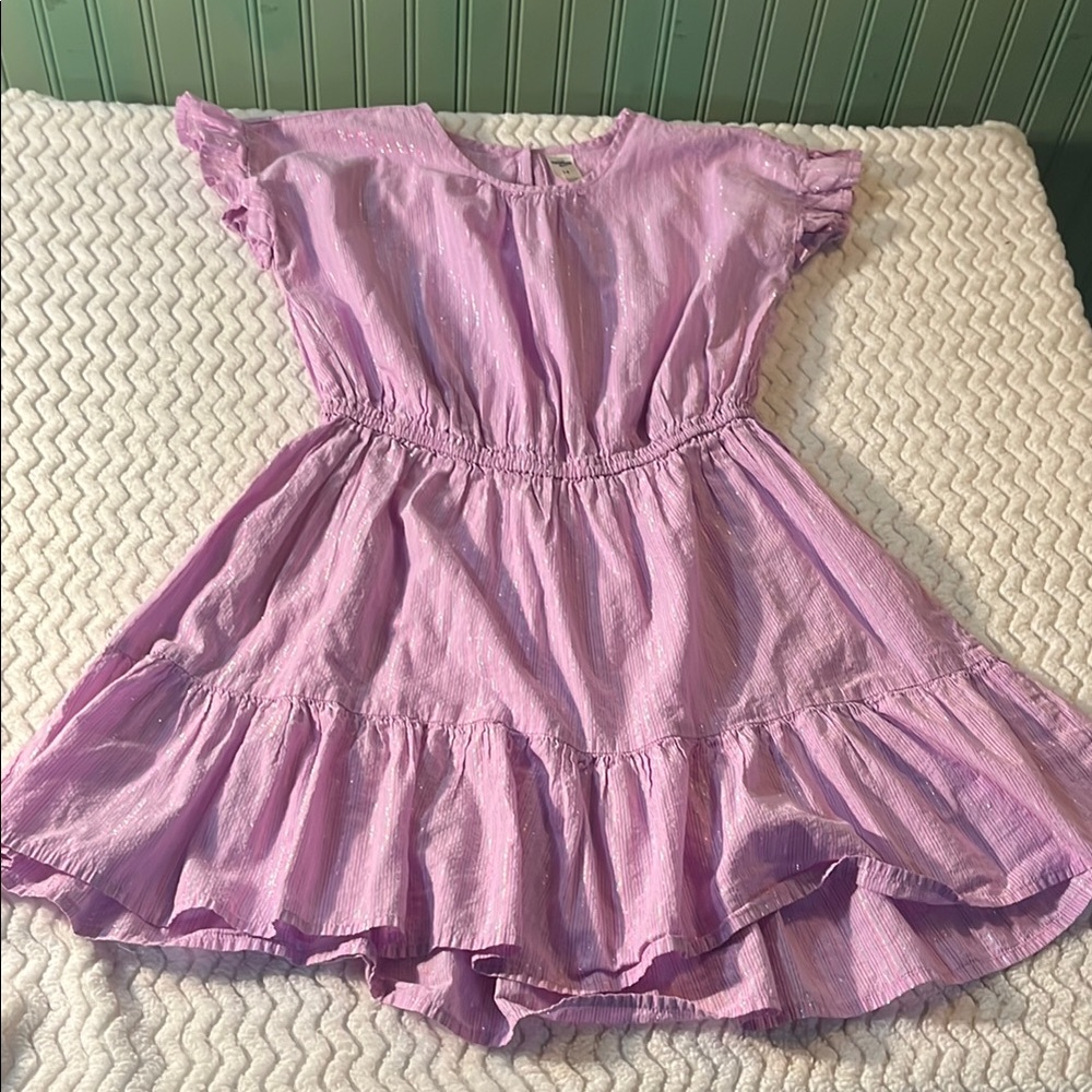 OSH KOSH Charming Lilac Shimmer Girl’s Dress size 14 NWOT